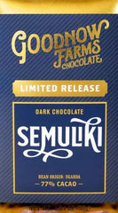 Goodnow Farms Limited Release "Semuliki" 77% Dark Chocolate