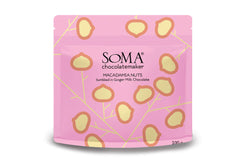 Soma - Macadamia Nuts tumbled in Ginger Milk Chocolate