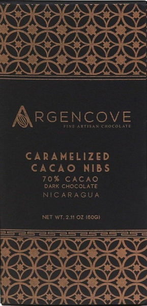 Argencove - "Caramelized Cacao Nibs" 70% Dark Chocolate - Nicaragua