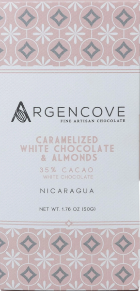 Argencove - "Caramelized White Chocolate and Almonds" 35% White Chocolate - Nicaragua