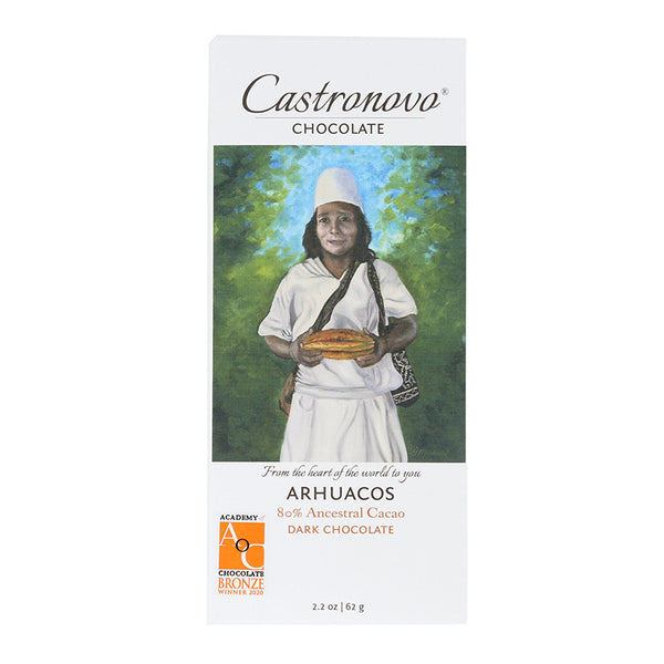 Castronovo - "Arhuacos Ancestral Cacao" 80% Dark Chocolate - Colombia