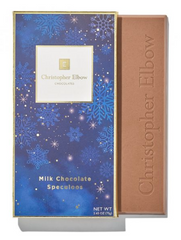 Christopher Elbow Holiday Edition Speculoos Cookies Milk Chocolate Bar