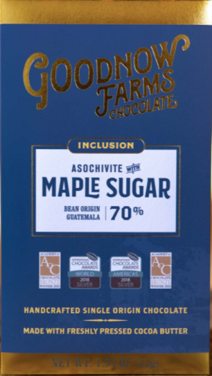 Goodnow Farms - Asochivite with Maple Sugar 70% Dark Chocolate - Guatemala