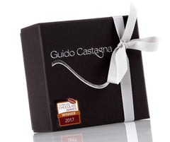 550g Guido Castagna Giuinott gift box filled with premium chocolates, perfect for gifting or indulging in gourmet flavors.