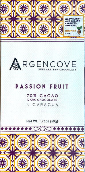 Argencove - "Passion Fruit" Nicaragua 70% Dark Chocolate