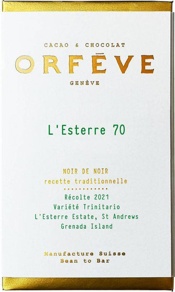 Orfeve - L'Esterre 70% Dark Chocolate - Grenada (Exp. 8/25)
