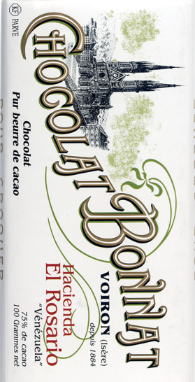 Bonnat - Hacienda El Rosario 75% Dark Chocolate - Venezuela