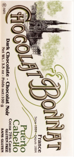 Bonnat - Puerto Cabello 75% Dark Chocolate - Venezuela