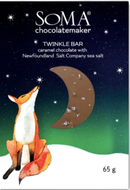 Soma Twinkle Bar - Chocolate Caramel with Newfoundland Sea Salt