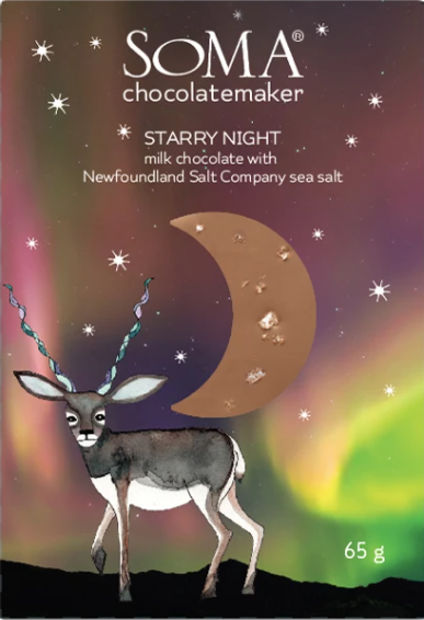 Soma Starry Night - Milk Chocolate with Newfoundland Sea Salt