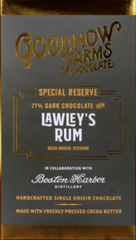 Goodnow Farms Special Reserve "Lawley's Rum" 77% Dark Chocolate
