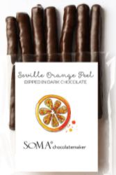 Soma Dark Chocolate Covered Candied Orange Peel