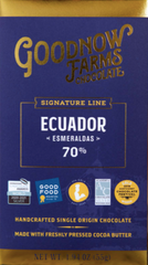 Goodnow Farms Ecuador "Esmeraldas'" 70% Dark Chocolate