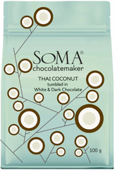 Soma Thai Coconut Cubes Tumbled in Milk Chocolate