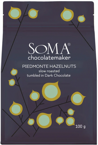 Soma - Piedmont Hazelnuts Tumbled in Dark Chocolate – Cocoa Store