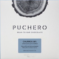 Puchero 38% Nicaragua "Churros" Chocolate Bar