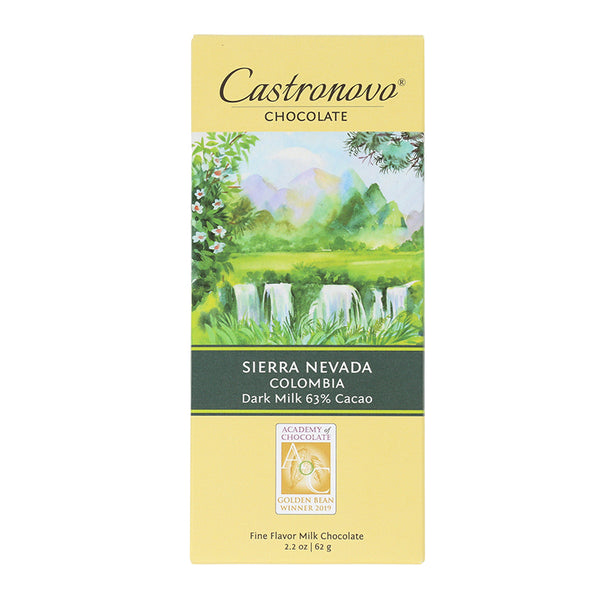 Castronovo Colombia 63% Cacao Sierra Nevada Dark Milk Chocolate
